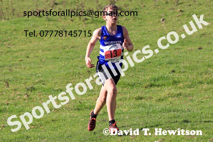 Boys under-13s, 2022 NECAA Cross Country Relays, Thornley Hall Farm, Peterlee, County Durham, October 15th. Photo: David T. Hewitson/Sports for All Pics